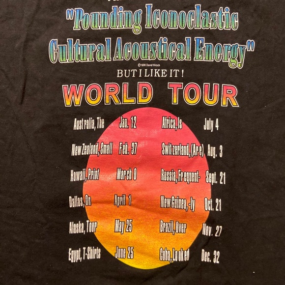 1998 I know it’s only pounding Tour tee - Picture 4 of 5